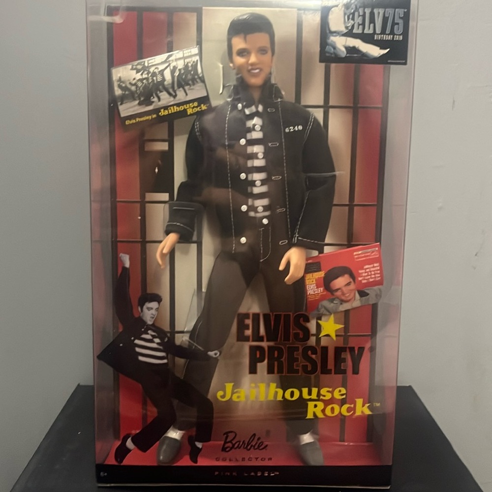 Elvis Presley Jailhouse Rock Barbie collection Pink label